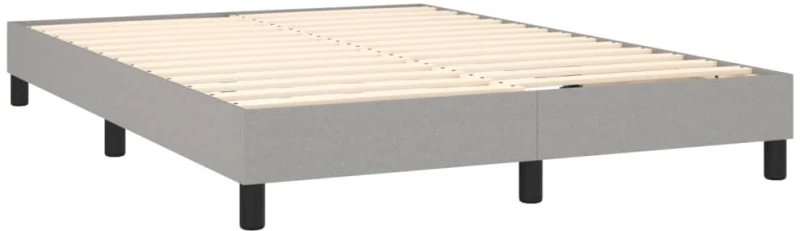 ΚΡΕΒΑΤΙ BOXSPRING ΜΕ ΣΤΡΩΜΑ ΑΝΟΙΧΤΟ ΓΚΡΙ 140X200 ΕΚ. ΥΦΑΣΜΑΤΙΝΟ 3144077