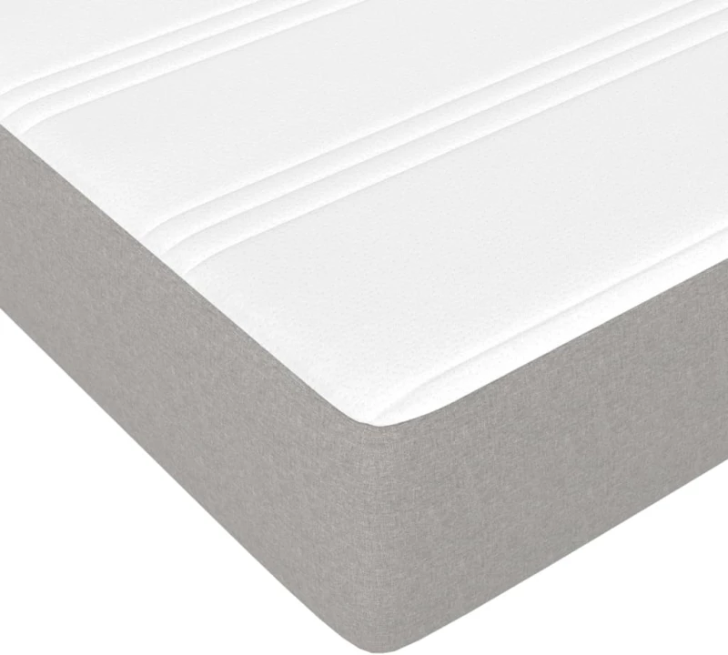 ΚΡΕΒΑΤΙ BOXSPRING ΜΕ ΣΤΡΩΜΑ ΑΝΟΙΧΤΟ ΓΚΡΙ 140X200 ΕΚ. ΥΦΑΣΜΑΤΙΝΟ 3144077
