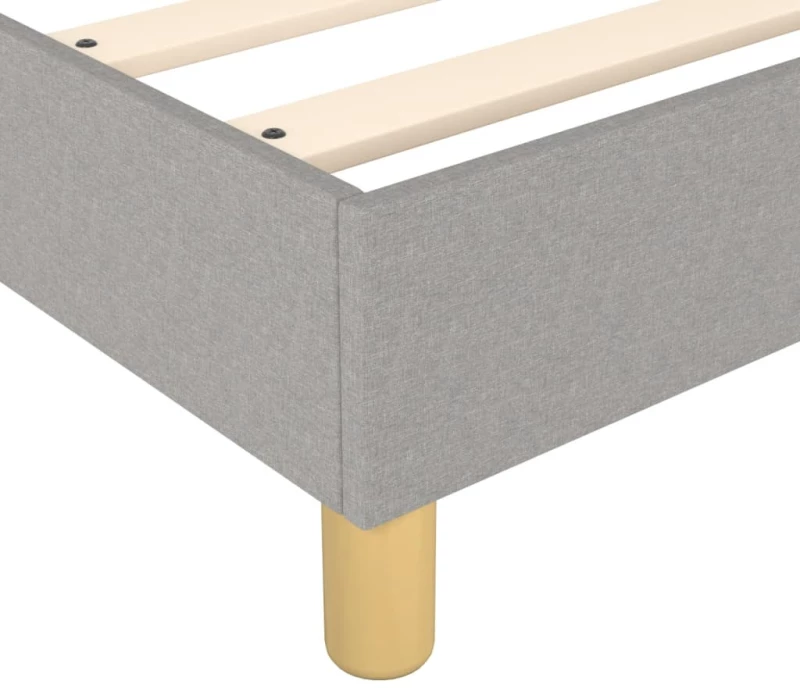 ΚΡΕΒΑΤΙ BOXSPRING ΜΕ ΣΤΡΩΜΑ ΑΝΟΙΧΤΟ ΓΚΡΙ 140X200 ΕΚ. ΥΦΑΣΜΑΤΙΝΟ 3144175