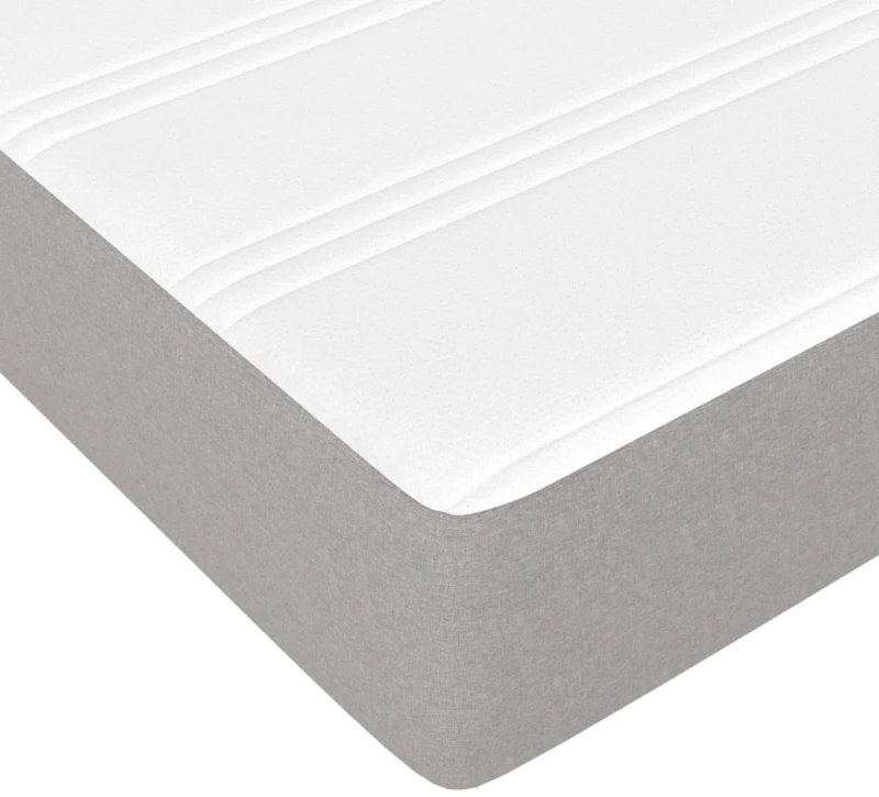 ΚΡΕΒΑΤΙ BOXSPRING ΜΕ ΣΤΡΩΜΑ ΑΝΟΙΧΤΟ ΓΚΡΙ 140X200 ΕΚ. ΥΦΑΣΜΑΤΙΝΟ 3144175