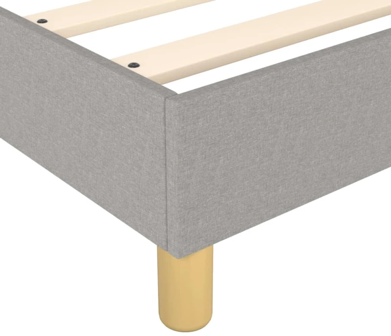 ΚΡΕΒΑΤΙ BOXSPRING ΜΕ ΣΤΡΩΜΑ ΑΝΟΙΧΤΟ ΓΚΡΙ 90X200 ΕΚ. ΥΦΑΣΜΑΤΙΝΟ 3144490