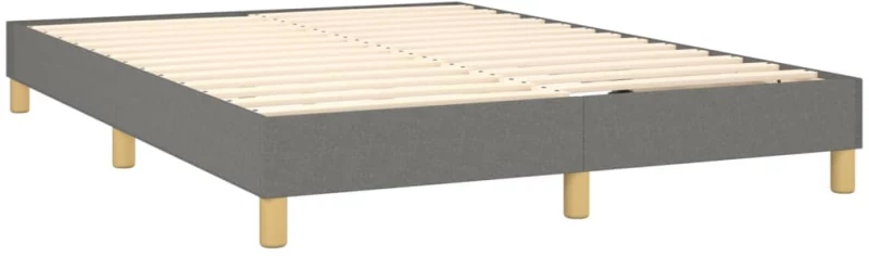 ΚΡΕΒΑΤΙ BOXSPRING ΜΕ ΣΤΡΩΜΑ ΣΚΟΥΡΟ ΓΚΡΙ 140X200 ΕΚ ΥΦΑΣΜΑΤΙΝΟ 3144176