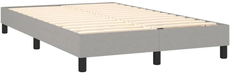 ΚΡΕΒΑΤΙ BOXSPRING ΜΕ ΣΤΡΩΜΑ ΑΝΟΙΧΤΟ ΓΚΡΙ 120X200 ΕΚ. ΥΦΑΣΜΑΤΙΝΟ 3139961