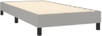 ΚΡΕΒΑΤΙ BOXSPRING ΜΕ ΣΤΡΩΜΑ ΑΝΟΙΧΤΟ ΓΚΡΙ 100X200 ΕΚ. ΥΦΑΣΜΑΤΙΝΟ 3126061