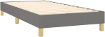ΚΡΕΒΑΤΙ BOXSPRING ΜΕ ΣΤΡΩΜΑ & LED ΣΚ.ΓΚΡΙ 100X200 ΕΚ ΥΦΑΣΜΑΤΙΝΟ 3133614
