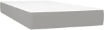ΚΡΕΒΑΤΙ BOXSPRING ΜΕ ΣΤΡΩΜΑ ΑΝΟΙΧΤΟ ΓΚΡΙ 100X200 ΕΚ. ΥΦΑΣΜΑΤΙΝΟ 3144151