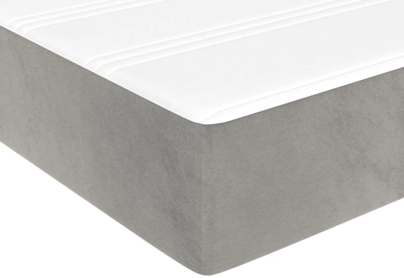 ΚΡΕΒΑΤΙ BOXSPRING ΜΕ ΣΤΡΩΜΑ ΑΝΟΙΧΤΟ ΓΚΡΙ 100X200 ΕΚ. ΒΕΛΟΥΔΙΝΟ 3144663