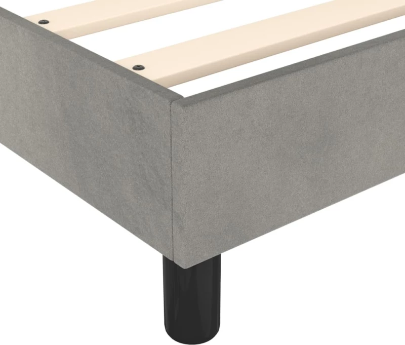 ΚΡΕΒΑΤΙ BOXSPRING ΜΕ ΣΤΡΩΜΑ ΑΝΟΙΧΤΟ ΓΚΡΙ 80X200 ΕΚ. ΒΕΛΟΥΔΙΝΟ 3144297