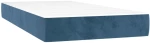 ΚΡΕΒΑΤΙ BOXSPRING ΜΕ ΣΤΡΩΜΑ ΣΚΟΥΡΟ ΜΠΛΕ 90X190 ΕΚ. ΒΕΛΟΥΔΙΝΟ 3144655