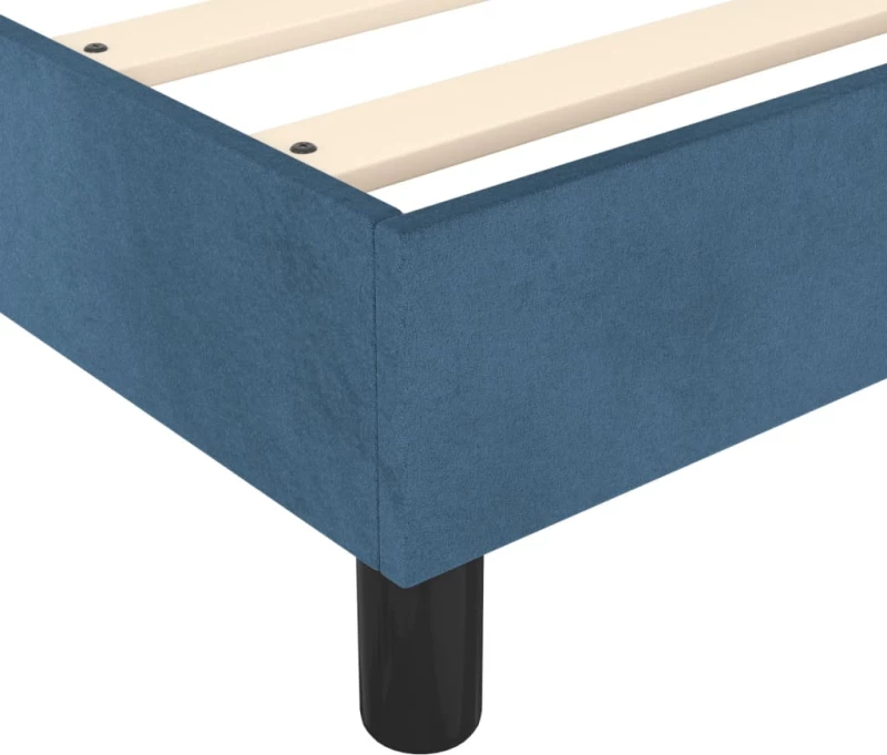 ΚΡΕΒΑΤΙ BOXSPRING ΜΕ ΣΤΡΩΜΑ ΣΚΟΥΡΟ ΜΠΛΕ 90X190 ΕΚ. ΒΕΛΟΥΔΙΝΟ 3144655