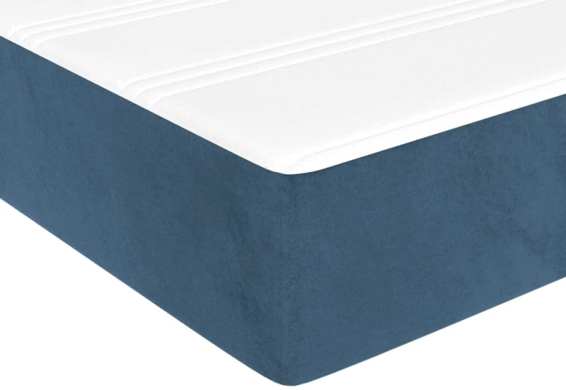 ΚΡΕΒΑΤΙ BOXSPRING ΜΕ ΣΤΡΩΜΑ ΣΚΟΥΡΟ ΜΠΛΕ 90X190 ΕΚ. ΒΕΛΟΥΔΙΝΟ 3144655