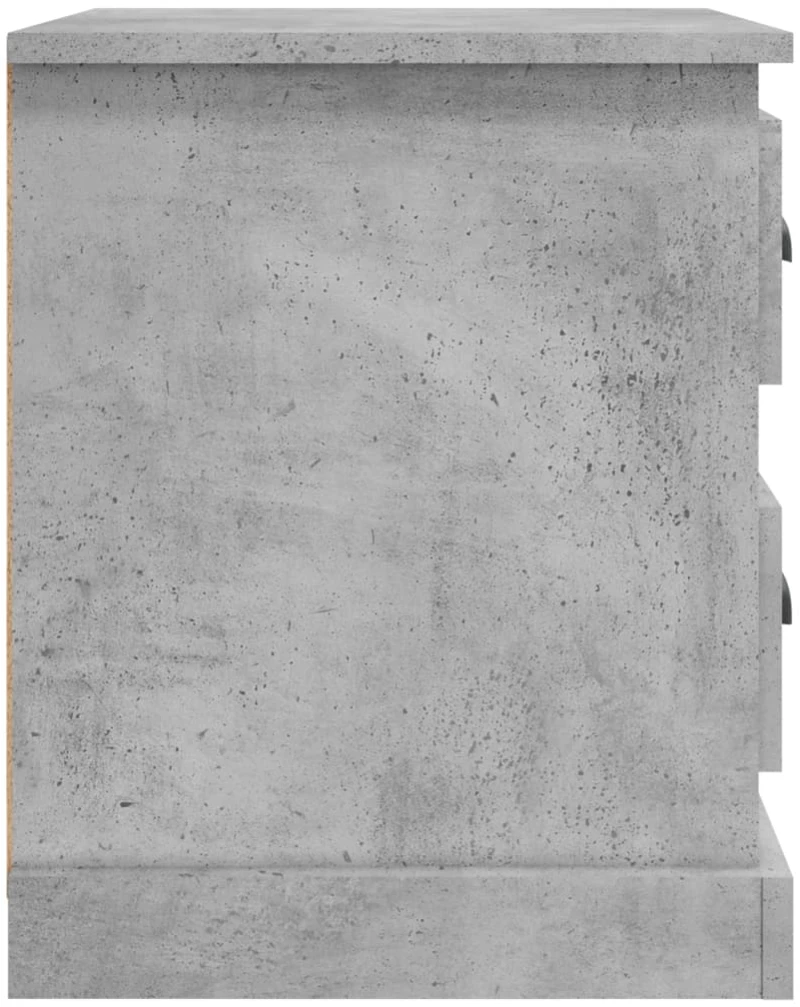 ΚΟΜΟΔΙΝΑ 2 ΤΕΜ. ΓΚΡΙ ΣΚΥΡΟΔΕΜΑΤΟΣ 39X39X47,5 ΕΚ. ΕΠΕΞΕΡΓ. ΞΥΛΟ 816153