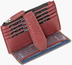 Δερμάτινη καρτοθήκη (521-8008-red)