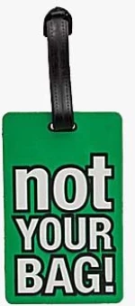 Ετικέτα κατόχου (718-060605notyourbag-green)