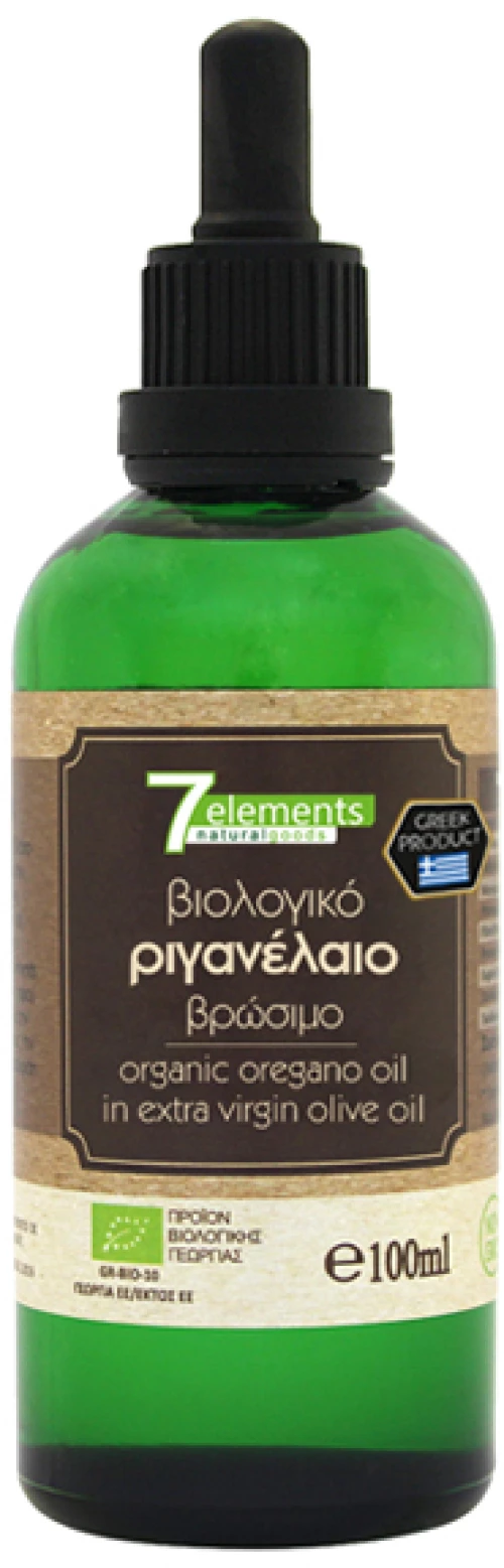 Βιολογικό Βρώσιμο Ριγανέλαιο 7elements 100ml