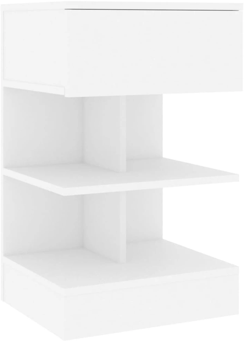 ΚΟΜΟΔΙΝΑ 2 ΤΕΜ. ΛΕΥΚΑ 40 X 35 X 65 ΕΚ. ΑΠΟ ΜΟΡΙΟΣΑΝΙΔΑ 808649