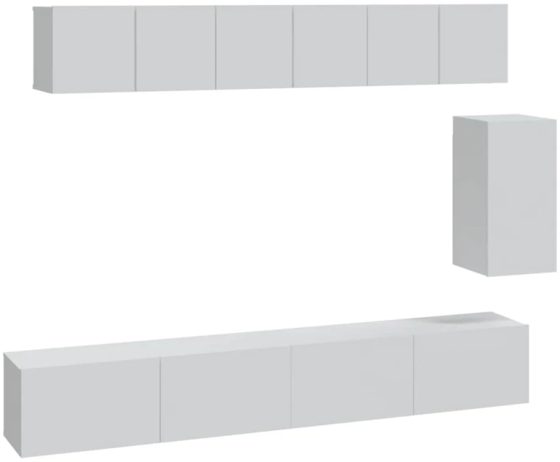 ΣΕΤ ΕΠΙΠΛΟΥ ΤΗΛΕΟΡΑΣΗΣ 6 ΤΕΜΑΧΙΩΝ ΛΕΥΚΟ ΑΠΟ ΕΠΕΞΕΡΓΑΣΜΕΝΟ ΞΥΛΟ 3114614