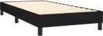 ΚΡΕΒΑΤΙ BOXSPRING ΜΕ ΣΤΡΩΜΑ & LED ΜΑΥΡΟ 90X190 ΕΚ. ΥΦΑΣΜΑΤΙΝΟ 3133039