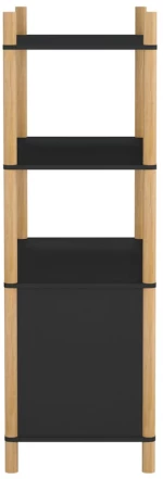 ΝΤΟΥΛΑΠΙ ΜΑΥΡΟ 80 X 40 X 121 ΕΚ. ΑΠΟ ΕΠΕΞΕΡΓΑΣΜΕΝΟ ΞΥΛΟ 345700