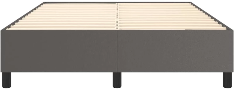 ΠΛΑΙΣΙΟ ΚΡΕΒΑΤΙΟΥ BOXSPRING ΓΚΡΙ 140X200 ΕΚ. ΣΥΝΘΕΤΙΚΟ ΔΕΡΜΑ 3121051
