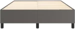 ΠΛΑΙΣΙΟ ΚΡΕΒΑΤΙΟΥ BOXSPRING ΓΚΡΙ 140X200 ΕΚ. ΣΥΝΘΕΤΙΚΟ ΔΕΡΜΑ 3121051