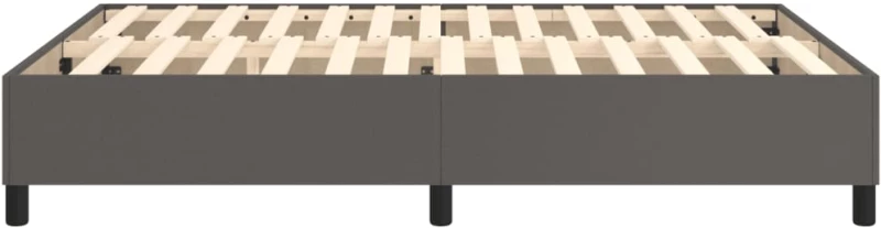 ΠΛΑΙΣΙΟ ΚΡΕΒΑΤΙΟΥ BOXSPRING ΓΚΡΙ 140X200 ΕΚ. ΣΥΝΘΕΤΙΚΟ ΔΕΡΜΑ 3121051