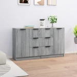 ΝΤΟΥΛΑΠΙ 2 ΤΕΜ. ΓΚΡΙ SONOMA 60X30X70 ΕΚ. ΑΠΟ ΕΠΕΞΕΡΓΑΣΜΕΝΟ ΞΥΛΟ 3115794