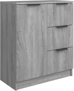 ΝΤΟΥΛΑΠΙ 2 ΤΕΜ. ΓΚΡΙ SONOMA 60X30X70 ΕΚ. ΑΠΟ ΕΠΕΞΕΡΓΑΣΜΕΝΟ ΞΥΛΟ 3115794