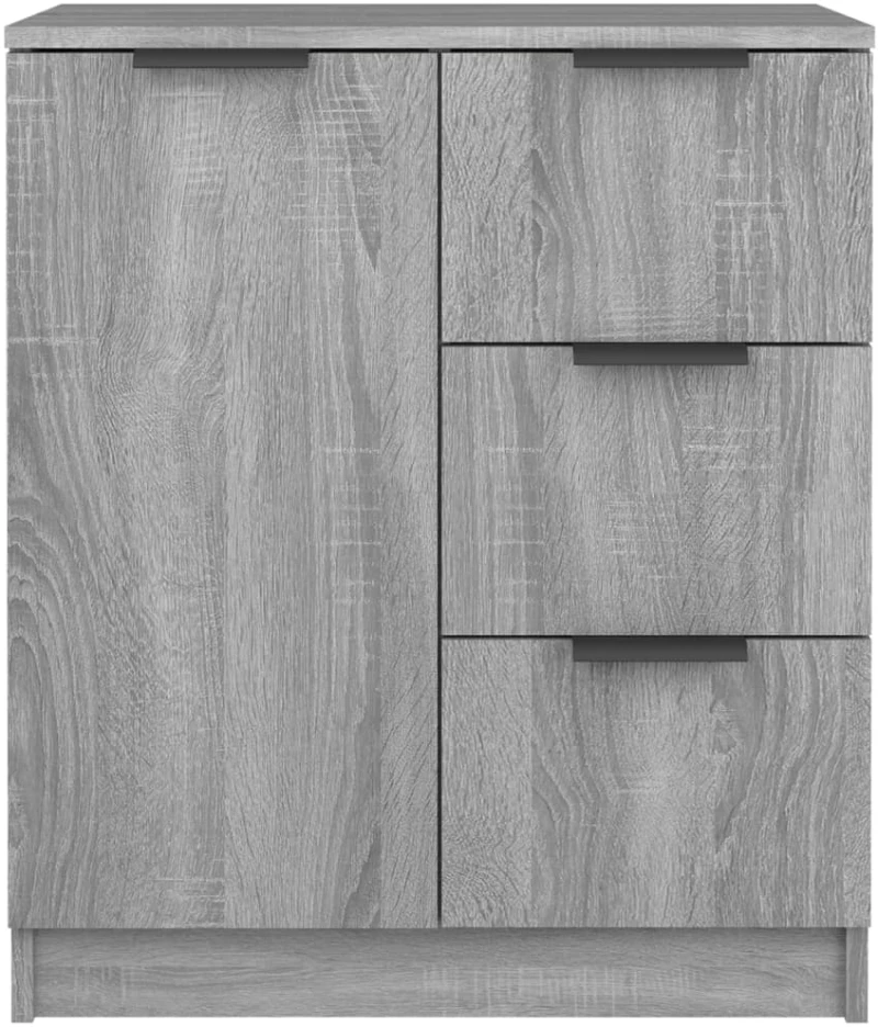 ΝΤΟΥΛΑΠΙ 2 ΤΕΜ. ΓΚΡΙ SONOMA 60X30X70 ΕΚ. ΑΠΟ ΕΠΕΞΕΡΓΑΣΜΕΝΟ ΞΥΛΟ 3115794