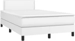 ΚΡΕΒΑΤΙ BOXSPRING ΜΕ ΣΤΡΩΜΑ ΛΕΥΚΟ 120X200ΕΚ.ΑΠΟ ΣΥΝΘΕΤΙΚΟ ΔΕΡΜΑ 3141054