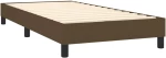 ΚΡΕΒΑΤΙ BOXSPRING ΜΕ ΣΤΡΩΜΑ ΣΚΟΥΡΟ ΚΑΦΕ 90X200 ΕΚ. ΥΦΑΣΜΑΤΙΝΟ 3126536