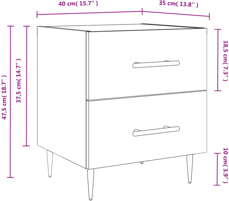 ΚΟΜΟΔΙΝΟ SONOMA ΔΡΥΣ 40 X 35 X 47,5 ΕΚ. ΑΠΟ ΕΠΕΞΕΡΓΑΣΜΕΝΟ ΞΥΛΟ 827282