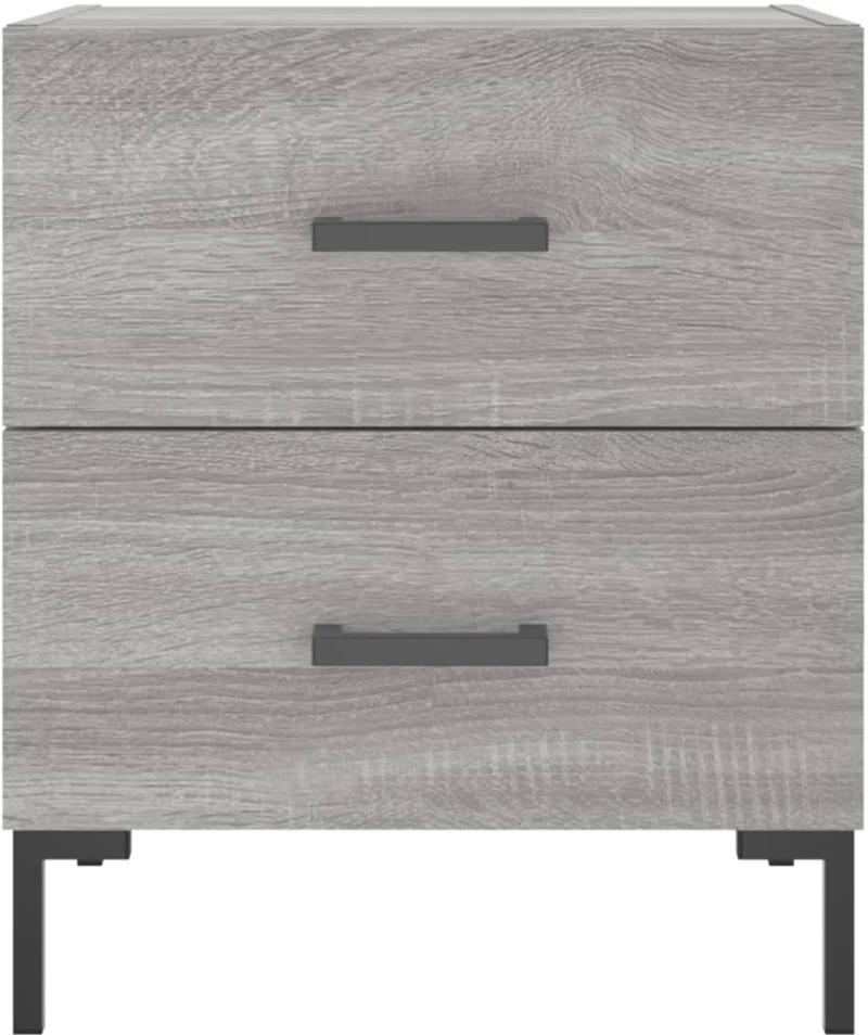 ΚΟΜΟΔΙΝΑ 2 ΤΕΜ. ΓΚΡΙ SONOMA 40 X 35 X 47,5 ΕΚ. ΕΠΕΞΕΡΓ. ΞΥΛΟ 827321