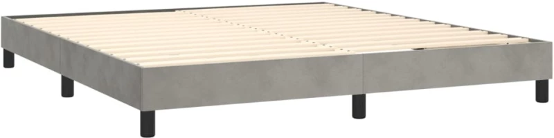 ΚΡΕΒΑΤΙ BOXSPRING ΜΕ ΣΤΡΩΜΑ & LED ΑΝ.ΓΚΡΙ 160X200 ΕΚ. ΒΕΛΟΥΔΙΝΟ 3134531