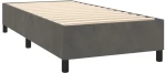 ΚΡΕΒΑΤΙ BOXSPRING ΜΕ ΣΤΡΩΜΑ & LED ΣΚ. ΓΚΡΙ 80X200 ΕΚ. ΒΕΛΟΥΔΙΝΟ 3139770