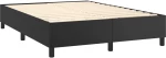 ΚΡΕΒΑΤΙ BOXSPRING ΜΕ ΣΤΡΩΜΑ & LED ΜΑΥΡΟ 140X200 ΕΚ. ΣΥΝΘ. ΔΕΡΜΑ 3139385