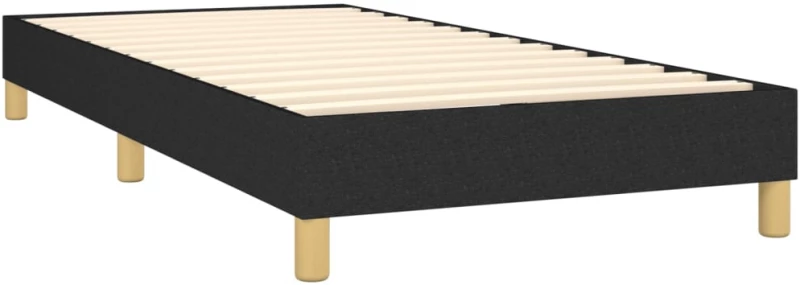 ΚΡΕΒΑΤΙ BOXSPRING ΜΕ ΣΤΡΩΜΑ & LED ΜΑΥΡΟ 90X200 ΕΚ. ΥΦΑΣΜΑΤΙΝΟ 3133767