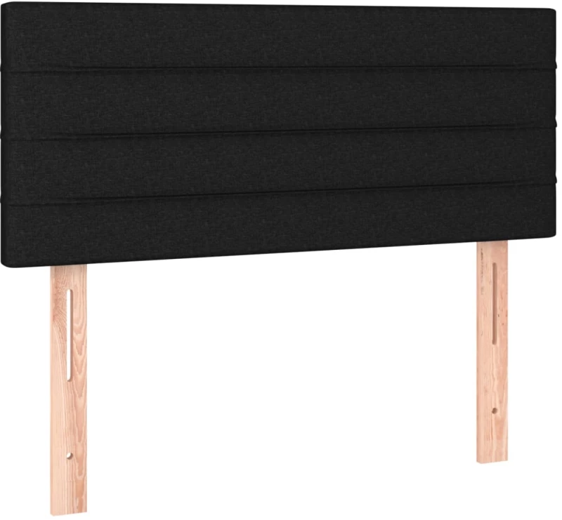 ΚΡΕΒΑΤΙ BOXSPRING ΜΕ ΣΤΡΩΜΑ & LED ΜΑΥΡΟ 90X200 ΕΚ. ΥΦΑΣΜΑΤΙΝΟ 3133767