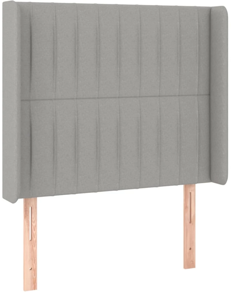 ΚΡΕΒΑΤΙ BOXSPRING ΜΕ ΣΤΡΩΜΑ & LED ΑΝ.ΓΚΡΙ 90X200 ΕΚ. ΥΦΑΣΜΑΤΙΝΟ 3139005
