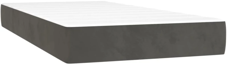 ΚΡΕΒΑΤΙ BOXSPRING ΜΕ ΣΤΡΩΜΑ & LED ΣΚ. ΓΚΡΙ 90X190 ΕΚ. ΒΕΛΟΥΔΙΝΟ 3136216