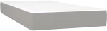 ΚΡΕΒΑΤΙ BOXSPRING ΜΕ ΣΤΡΩΜΑ ΑΝΟΙΧΤΟ ΓΚΡΙ 80X200 ΕΚ. ΥΦΑΣΜΑΤΙΝΟ 3140089
