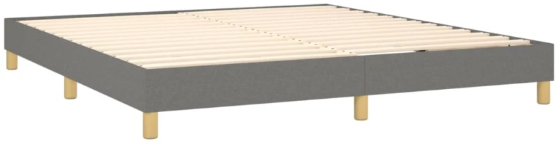 ΚΡΕΒΑΤΙ BOXSPRING ΜΕ ΣΤΡΩΜΑ & LED ΣΚ.ΓΚΡΙ 180X200 ΕΚ ΥΦΑΣΜΑΤΙΝΟ 3133574