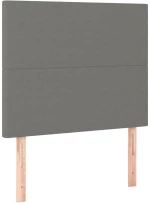 ΚΡΕΒΑΤΙ BOXSPRING ΜΕ ΣΤΡΩΜΑ ΣΚΟΥΡΟ ΓΚΡΙ 90X190 ΕΚ. ΥΦΑΣΜΑΤΙΝΟ 3136958