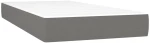 ΚΡΕΒΑΤΙ BOXSPRING ΜΕ ΣΤΡΩΜΑ ΣΚΟΥΡΟ ΓΚΡΙ 100X200 ΕΚ. ΥΦΑΣΜΑΤΙΝΟ 3141674