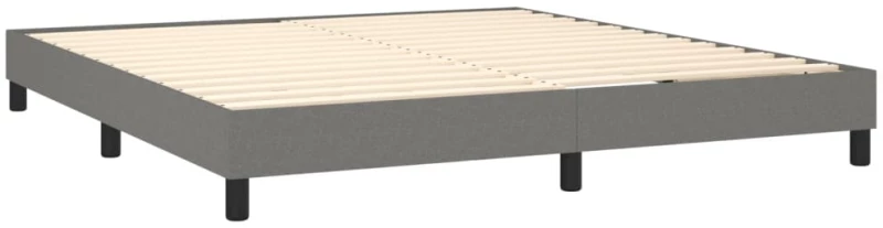 ΚΡΕΒΑΤΙ BOXSPRING ΜΕ ΣΤΡΩΜΑ ΣΚΟΥΡΟ ΓΚΡΙ 180X200 ΕΚ ΥΦΑΣΜΑΤΙΝ 3139914