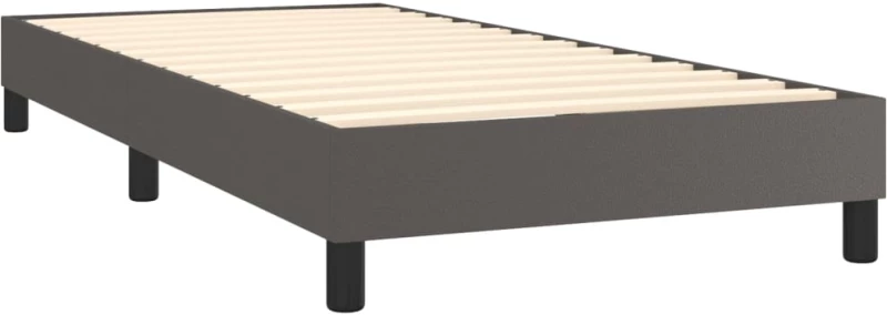 ΚΡΕΒΑΤΙ BOXSPRING ΜΕ ΣΤΡΩΜΑ ΓΚΡΙ 80 X 200 ΕΚ. ΣΥΝΘΕΤΙΚΟ ΔΕΡΜΑ 3127161