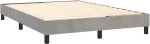 ΚΡΕΒΑΤΙ BOXSPRING ΜΕ ΣΤΡΩΜΑ ΑΝΟΙΧΤΟ ΓΚΡΙ 140X200 ΕΚ. ΒΕΛΟΥΔΙΝΟ 3141185
