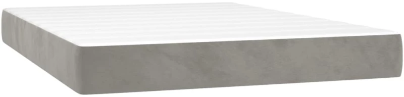 ΚΡΕΒΑΤΙ BOXSPRING ΜΕ ΣΤΡΩΜΑ ΑΝΟΙΧΤΟ ΓΚΡΙ 140X200 ΕΚ. ΒΕΛΟΥΔΙΝΟ 3141185