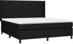 ΚΡΕΒΑΤΙ BOXSPRING ΜΕ ΣΤΡΩΜΑ ΜΑΥΡΟ 180X200 ΕΚ. ΥΦΑΣΜΑΤΙΝΟ 3131611