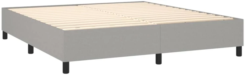 ΚΡΕΒΑΤΙ BOXSPRING ΜΕ ΣΤΡΩΜΑ & LED ΑΝ.ΓΚΡΙ 180X200ΕΚ. ΥΦΑΣΜΑΤΙΝΟ 3138333